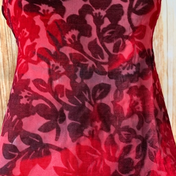 SomeDays Lovin Dress Red Velour Velvet Party Small - Picture 7 of 8